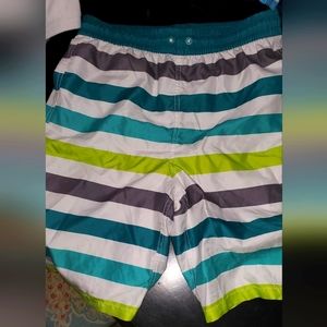 Old Navy Boys Size XXL (18) Striped Swimming trunks
